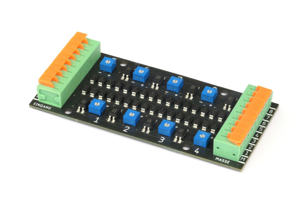 Stromfühler 8x3A, Gleisbelegtmelder