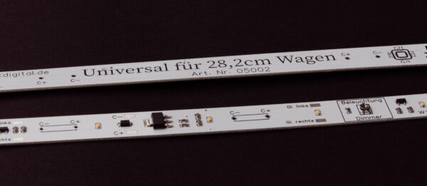 Beleuchtungsplatine Univeral - 28,8cm
