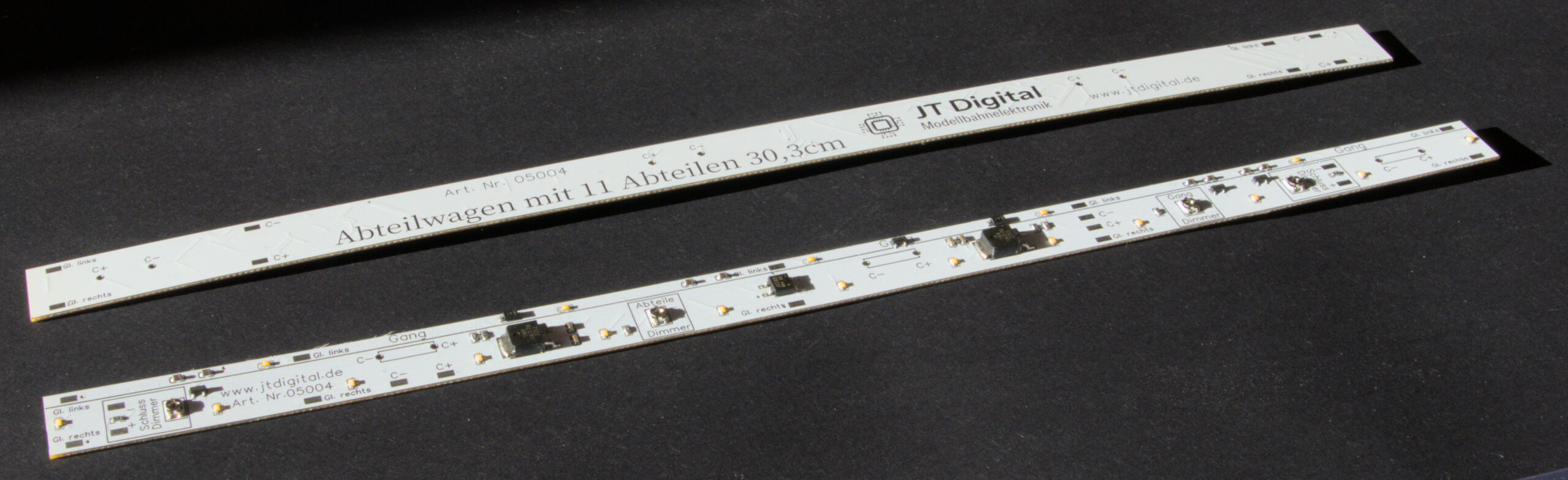Beleuchtungsplatine Abteilwagen 30,3 cm – Bild 4