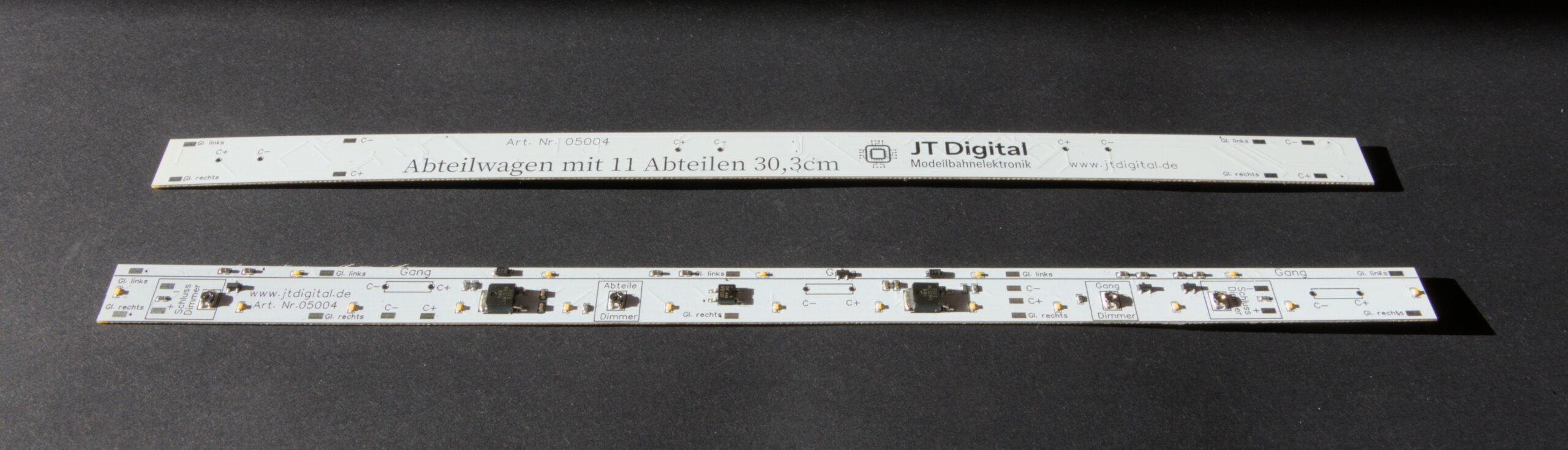 Beleuchtungsplatine Abteilwagen 30,3 cm – Bild 3